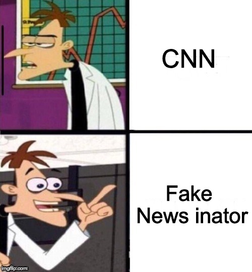 ...-inator | CNN; Fake News inator | image tagged in -inator | made w/ Imgflip meme maker