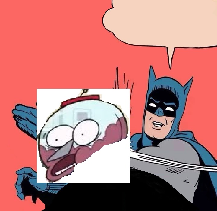 Batman Slaps Benson Blank Meme Template
