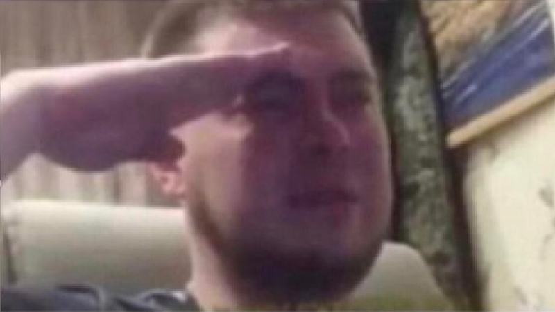 Crying Salute Blank Meme Template
