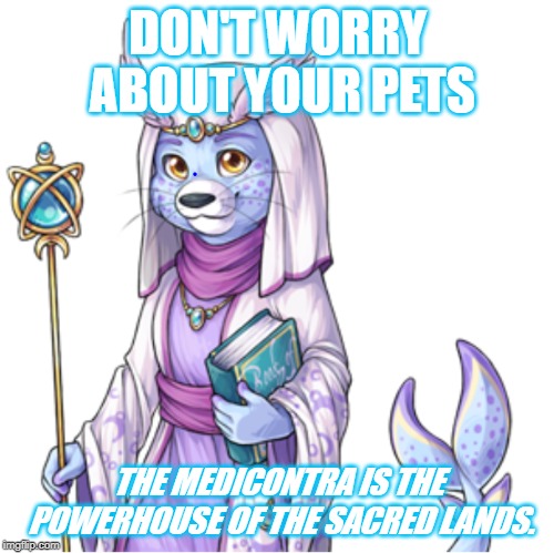 Subeta | DON'T WORRY ABOUT YOUR PETS; THE MEDICONTRA IS THE POWERHOUSE OF THE SACRED LANDS. | image tagged in subeta | made w/ Imgflip meme maker