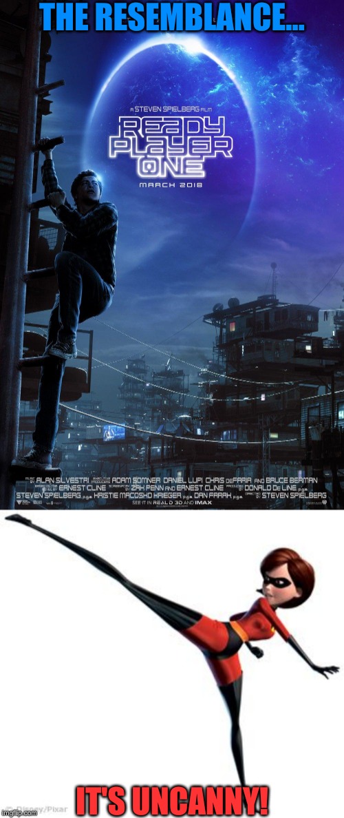 Even the tallest man alive didn't have that long of a leg! | THE RESEMBLANCE... IT'S UNCANNY! | image tagged in movie poster,the incredibles,memes,funny,legs,yikes | made w/ Imgflip meme maker