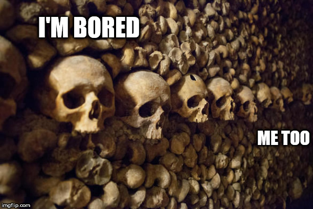 dnc bones | I'M BORED; ME TOO | image tagged in dnc bones | made w/ Imgflip meme maker