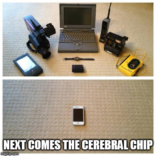 Next | NEXT COMES THE CEREBRAL CHIP | image tagged in next | made w/ Imgflip meme maker