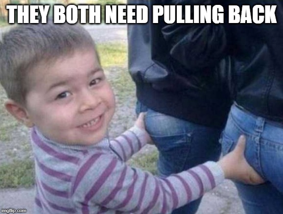 THEY BOTH NEED PULLING BACK | made w/ Imgflip meme maker