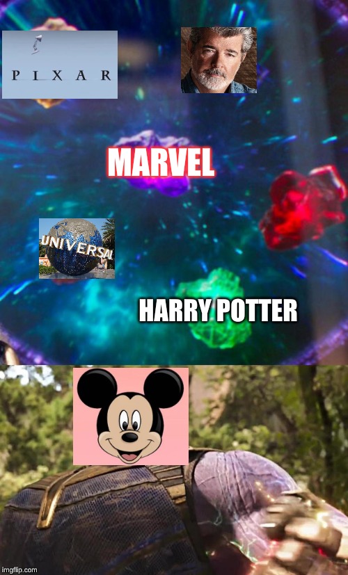 Thanos Infinity Stones | MARVEL; HARRY POTTER | image tagged in thanos infinity stones | made w/ Imgflip meme maker