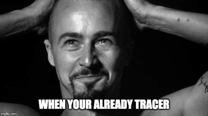 WHEN YOUR ALREADY TRACER | image tagged in overwatch | made w/ Imgflip meme maker