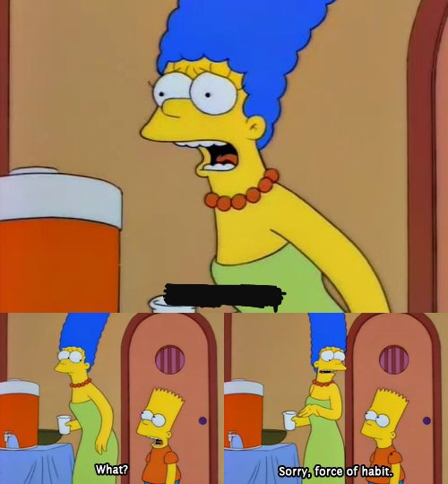 High Quality Simpsons bart no Blank Meme Template