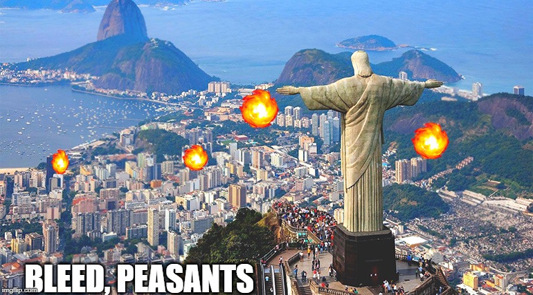 yeetus | BLEED, PEASANTS | image tagged in well what is it rio | made w/ Imgflip meme maker