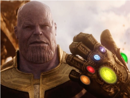 High Quality Thanos with the stones Blank Meme Template