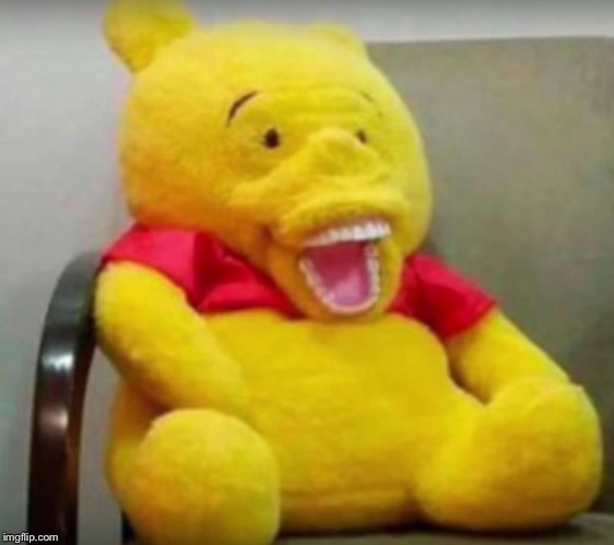 Knock off Winnie the Pooh | image tagged in knock off winnie the pooh | made w/ Imgflip meme maker