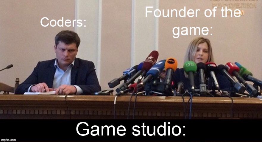 Meanwhile behind the screen | image tagged in video games,funny,coders | made w/ Imgflip meme maker