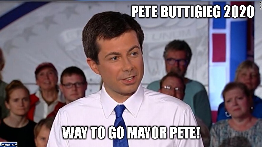 STANDING OVATION ON FOX NEWS DURING TOWN HALL | PETE BUTTIGIEG 2020; WAY TO GO MAYOR PETE! | image tagged in pete buttigieg,mayor pete,election 2020,fox news,town hall | made w/ Imgflip meme maker