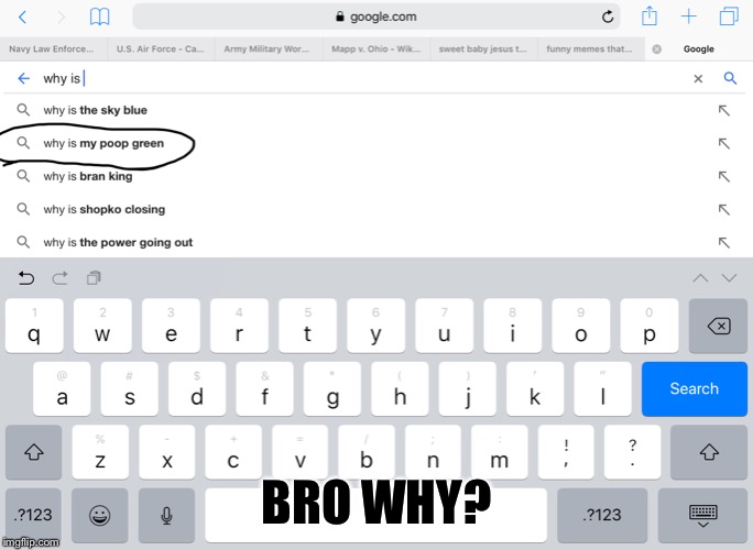 Interesting google | BRO WHY? | image tagged in google search,google | made w/ Imgflip meme maker