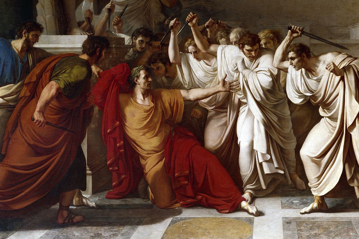 Julius Caesar's Death Blank Meme Template