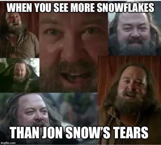 Game of Snowflakes | image tagged in game of thrones | made w/ Imgflip meme maker