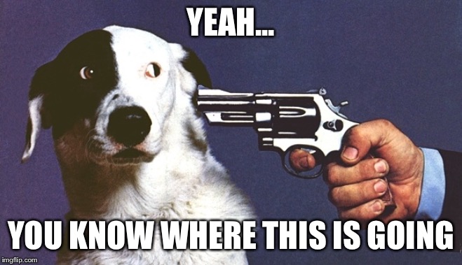 Make with the upvotes or the doggy gets it. | YEAH... YOU KNOW WHERE THIS IS GOING | made w/ Imgflip meme maker