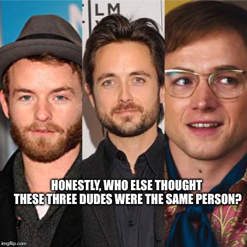 Christopher Justin and Taron | HONESTLY, WHO ELSE THOUGHT THESE THREE DUDES WERE THE SAME PERSON? | image tagged in three dudes,malcom,elton,jimmy | made w/ Imgflip meme maker