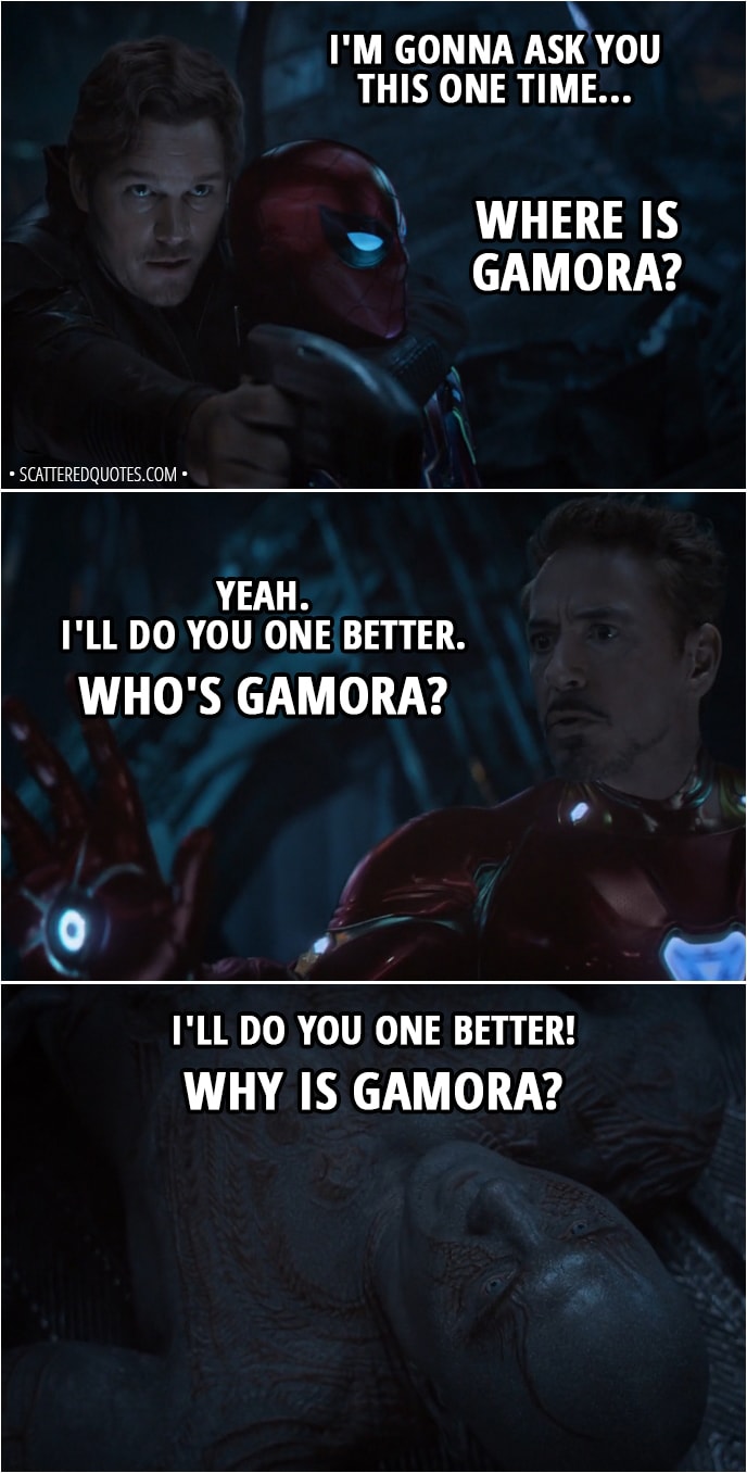 Where is Gamora Blank Meme Template