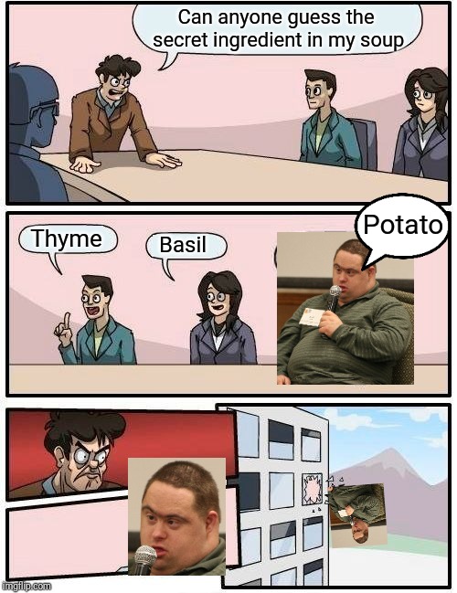 Potatermimator Blank Meme Template