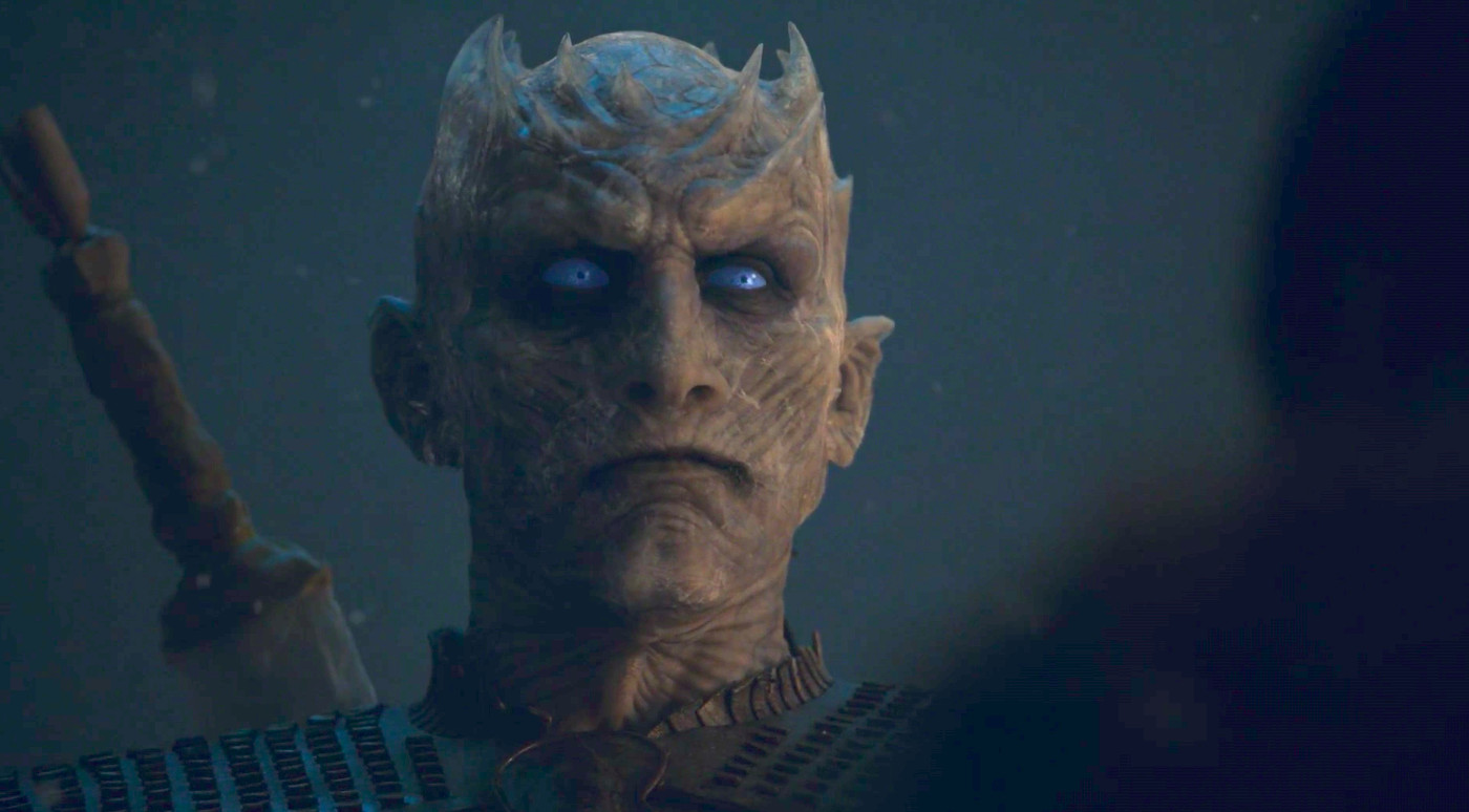 High Quality Night King Stare at Bran Blank Meme Template