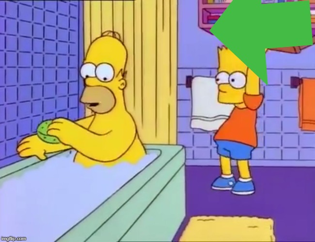 Bart hits Homer with chair | image tagged in bart hits homer with chair | made w/ Imgflip meme maker