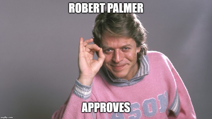 ROBERT PALMER APPROVES | made w/ Imgflip meme maker