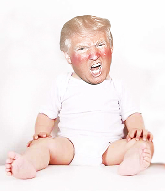 High Quality Trump Baby Blank Meme Template