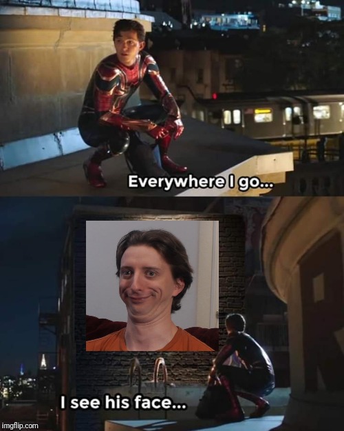 RIP ProJared | image tagged in projared,dirtbags,spiderman,far from home | made w/ Imgflip meme maker
