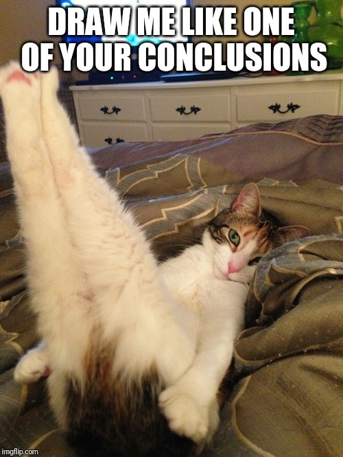 DRAW ME LIKE ONE OF YOUR CONCLUSIONS | made w/ Imgflip meme maker