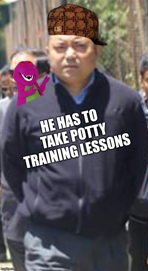Crappy as F | HE HAS TO TAKE POTTY TRAINING LESSONS | image tagged in crappy as f,sonam topgay tashi,shit | made w/ Imgflip meme maker