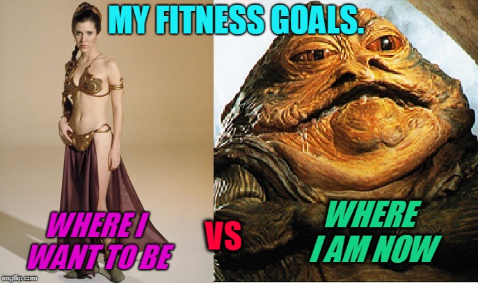 Fitness Goals Blank Meme Template