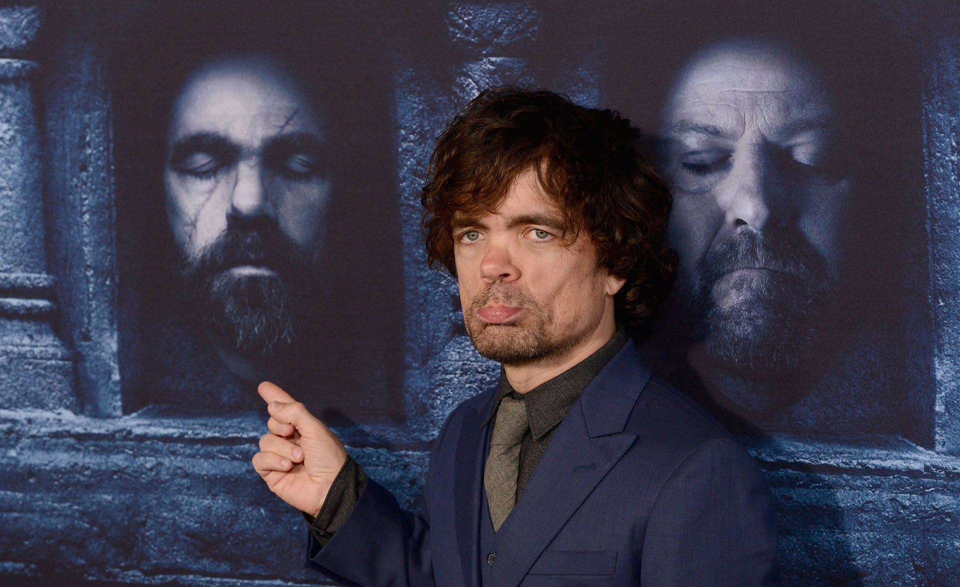 Tyrion in hall of faces Blank Meme Template