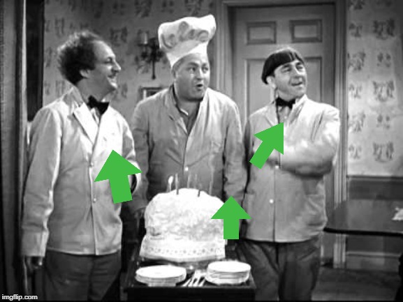 3 Stooges Birthday | image tagged in 3 stooges birthday | made w/ Imgflip meme maker