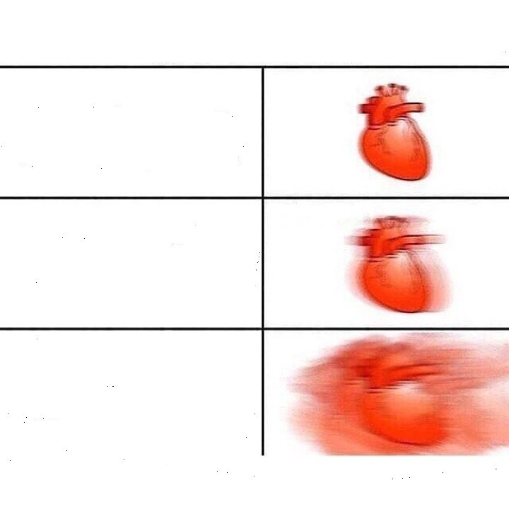 Heart Race x1000 Blank Meme Template