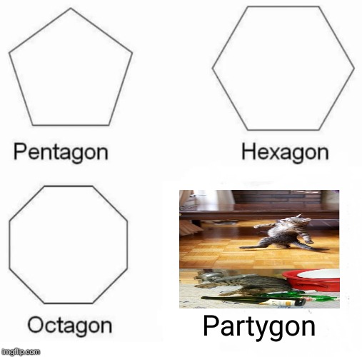 Pentagon Hexagon Octagon Meme | Partygon | image tagged in memes,pentagon hexagon octagon | made w/ Imgflip meme maker
