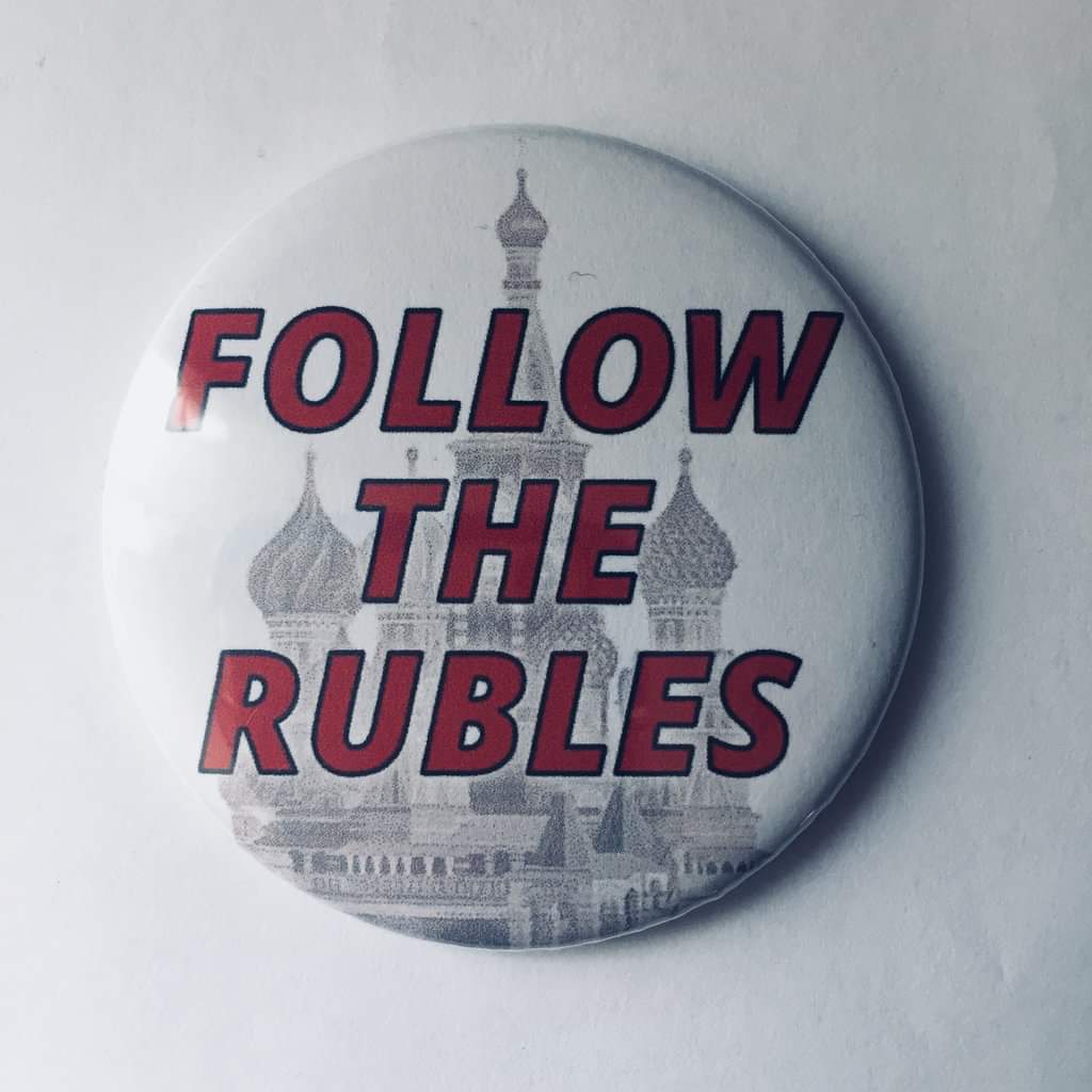 Follow The Rubles button Blank Meme Template