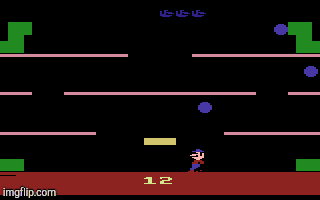 Mario Bros coins | image tagged in gifs,atari 2600 | made w/ Imgflip images-to-gif maker