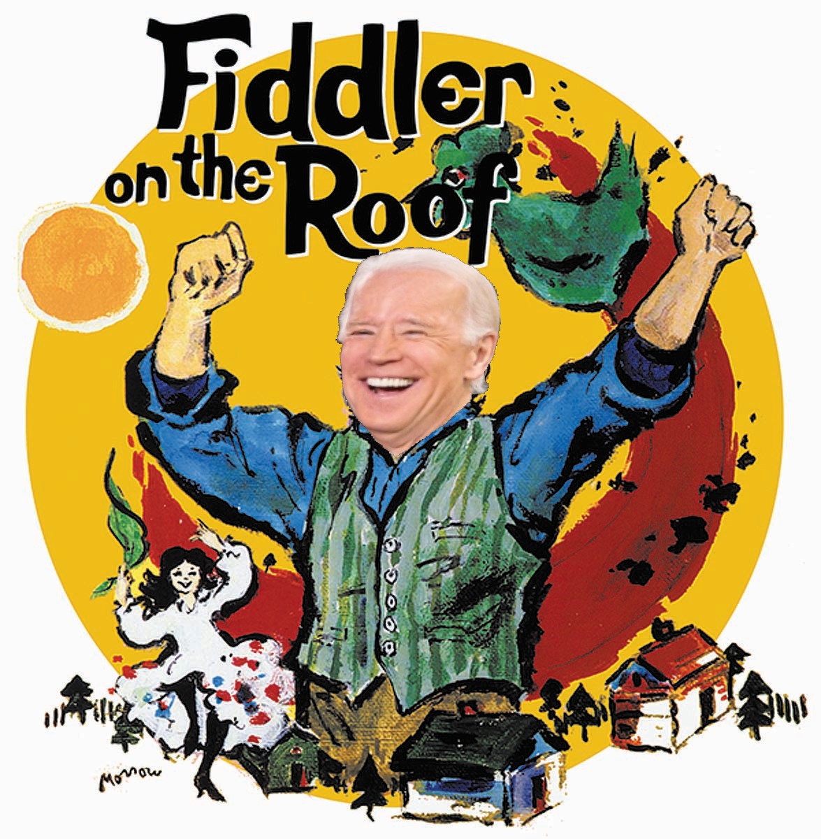 Joe Biden Fiddler On The Roof Blank Meme Template