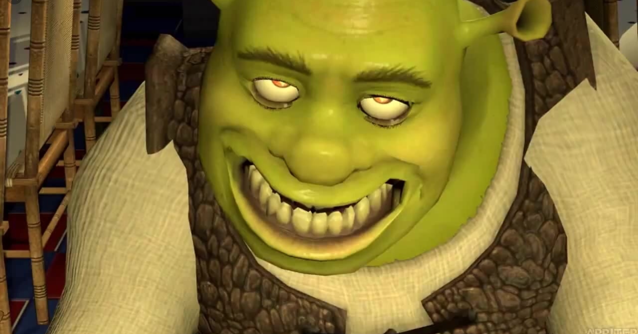 High Quality Nasty Shrek Blank Meme Template