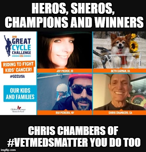 , CHAMPIONS, HEROS, SHEROS and WINNERS | HEROS, SHEROS, CHAMPIONS AND WINNERS; CHRIS CHAMBERS OF #VETMEDSMATTER YOU DO TOO | image tagged in champions heros sheros and winners | made w/ Imgflip meme maker