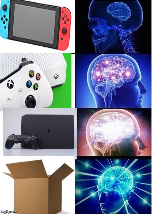 Consoles be like Blank Meme Template