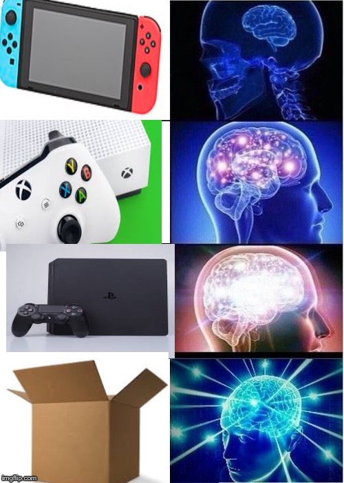 Consoles be like | image tagged in consoles be like | made w/ Imgflip meme maker