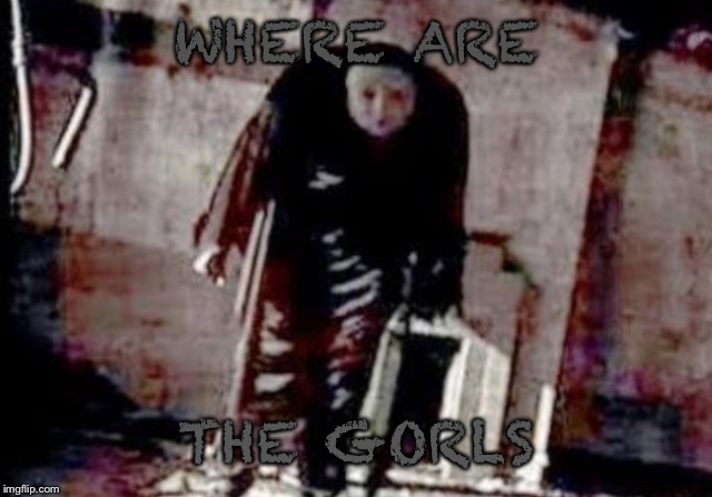 Gru’s doing crack again | WHERE ARE; THE GORLS | image tagged in grus doing crack again | made w/ Imgflip meme maker