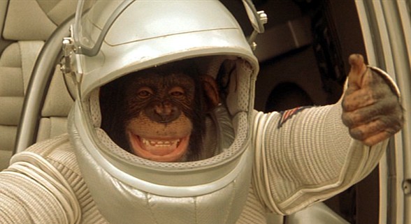 Space Chimp Blank Meme Template