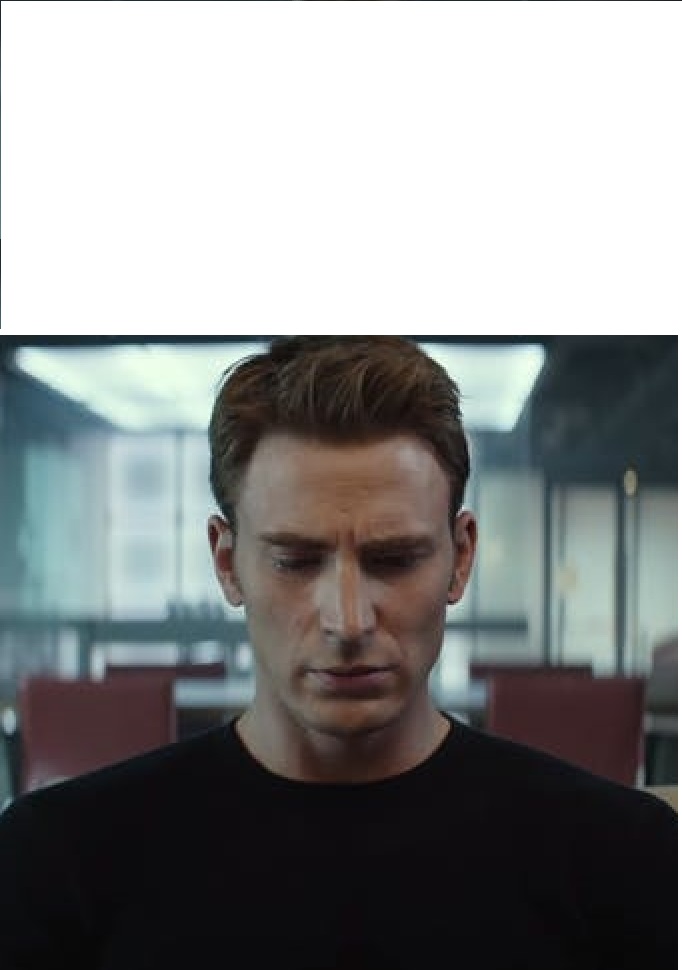 Steve Rogers Going Through History Blank Meme Template