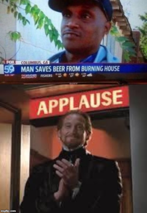 He's a HERO! | image tagged in applause | made w/ Imgflip meme maker