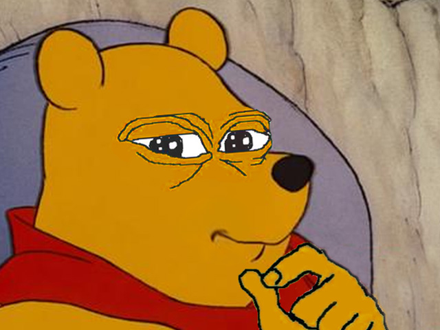Pepe The Pooh Blank Meme Template