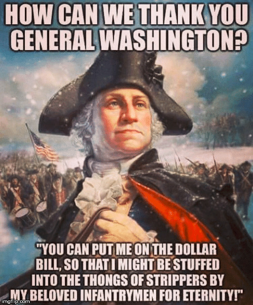 He is honored | image tagged in george washington,dollars | made w/ Imgflip meme maker