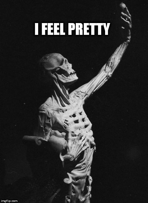 Body | I FEEL PRETTY | image tagged in body | made w/ Imgflip meme maker