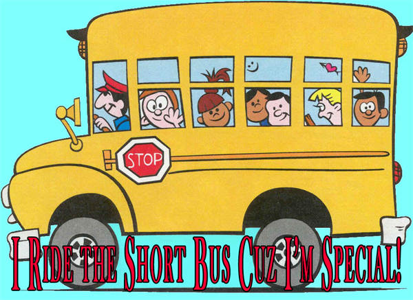 High Quality The Short yellow bus Blank Meme Template